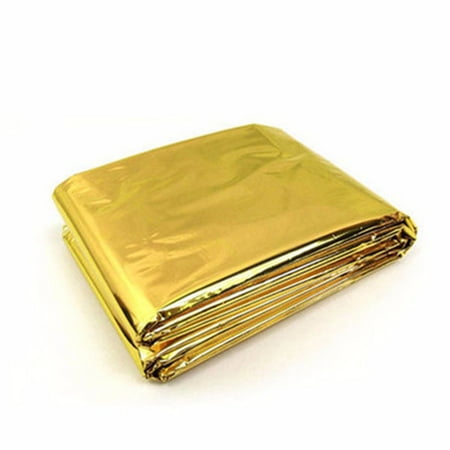 blanket space thermal emergency rescue foil survival aid gold outdoor waterproof military shelter golden silver waterproo blankets colour tent walmart