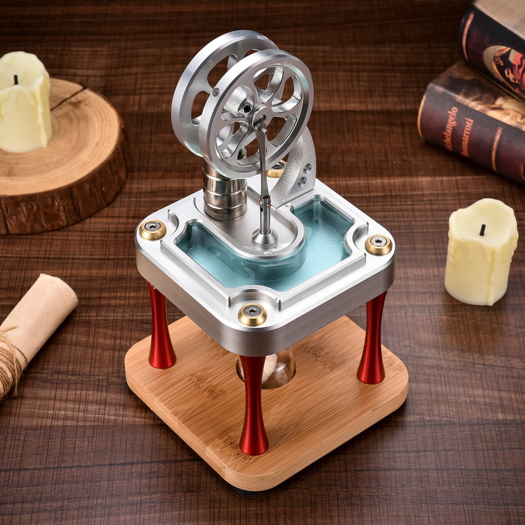 ENGINEKIT M16-C Vertical Water-Cooled High-Temperature Stirling Engine Model Kit Education Research Study