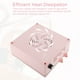 thumbnail image 5 of Colector de polvo para uñas Vocoste, aspiradora de polvo para uñas de 60W, ventilador de uñas de bajo ruido color rosa, 5 of 7