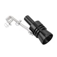 thumbnail image 4 of 2pcs S Size Black Universal Turbo Sound Whistle Muffler Exhaust Pipe Car Roar Maker, 4 of 8