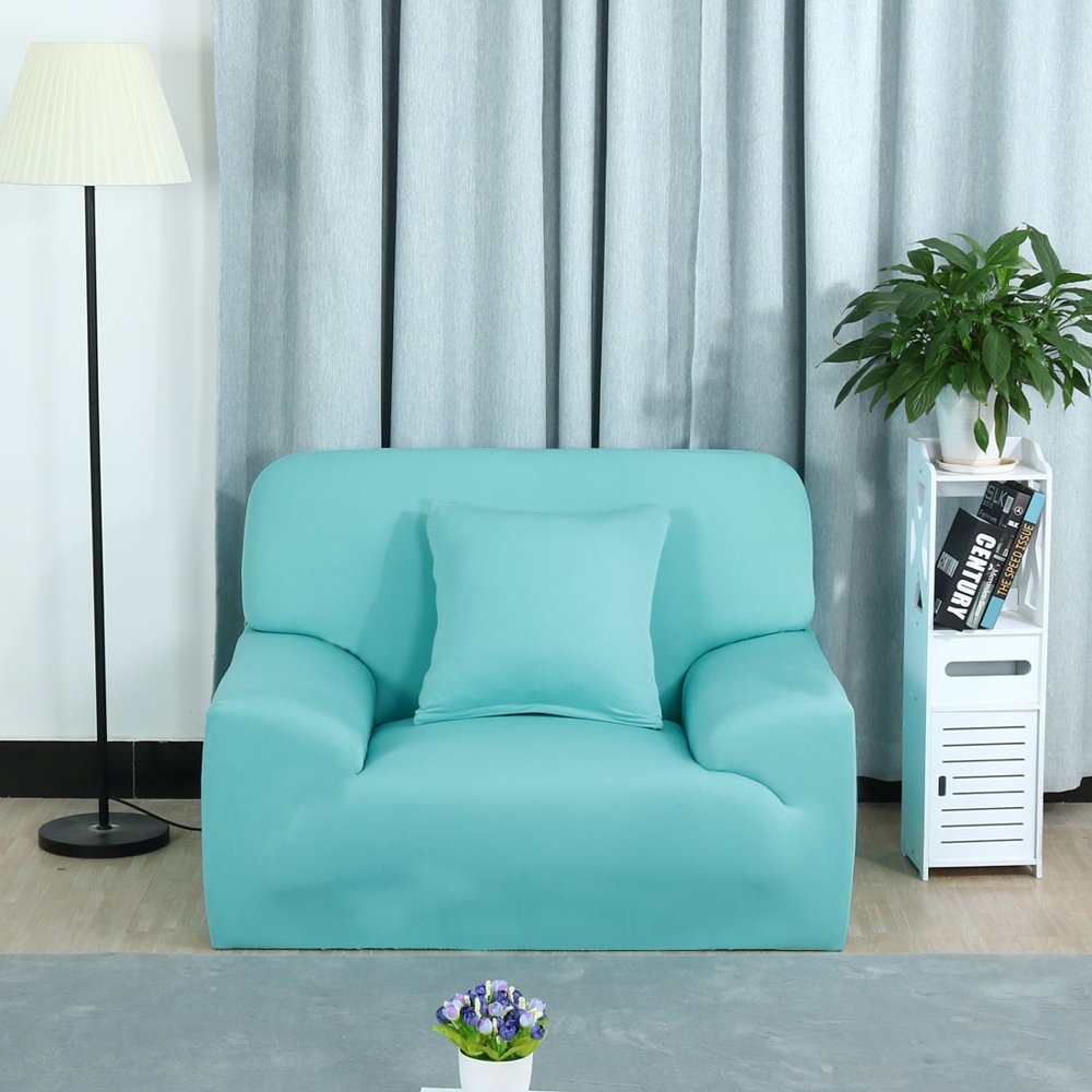 PiccoCasa Stretch Polyester Spandex Dustproof Sofa Cover, 1Seater
