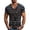 A-Black2632, variant on XIAOCHA Men's Striped T Shirt V Neck Short Sleeve Casual Daily Summer Tops