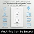 thumbnail image 4 of Geeni Wi-Fi Smart Wall Outlet With 2 Plugs (Wi-Fi Smart Outlet - 2 Pack), 4 of 9