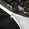 thumbnail image 4 of Erosebridal Tropical Flower Twin Bedding, Woodland Animal Deer Wolf Duvet Cover Set, Black Reversible, 2pcs 1 Duvet Cover and 1 Pillowcase, No Comforter, 4 of 6