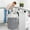 A726# Gray home storage organizers clearance under $5, variant on Cagogo Clearance Under $5 Tall Laundry Basket, Large Dirty Clothes Hamper with Handle, Canvas Storage Basket for Blanket, Toy In Living Room, Bathroom, Bedroom