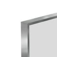 thumbnail image 5 of 55 in. W. x 36 in. H Rectangle Aluminum Alloy Framed Wall Mounted Bathroom Vanity Accent Mirror in Brushed Nickel, 5 of 13