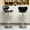Black, variant on Airlift Adjustable, Chrome Base, Set of 2 - Good for Dining Room Decor