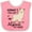 Pink and White, variant on Inktastic Nonna's You Say Alpaca My Bags Boys or Girls Baby Bib