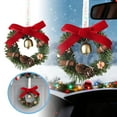 thumbnail image 1 of Festive Seasonal Wreath for Front Door Celebration Greenery Arrangement for Home, 1 of 6