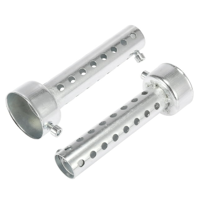 2 Piezas 45mm Moto Escape Silenciador Escape Inserción Silenciador Tubo