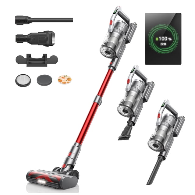 LARESAR Elite 6 s 33000PA Cordless Vacuum Cleaner Handheld Smart Home Appliance 45 mins Runtime Removable Battery 400W Wireless My Lux Decor Round