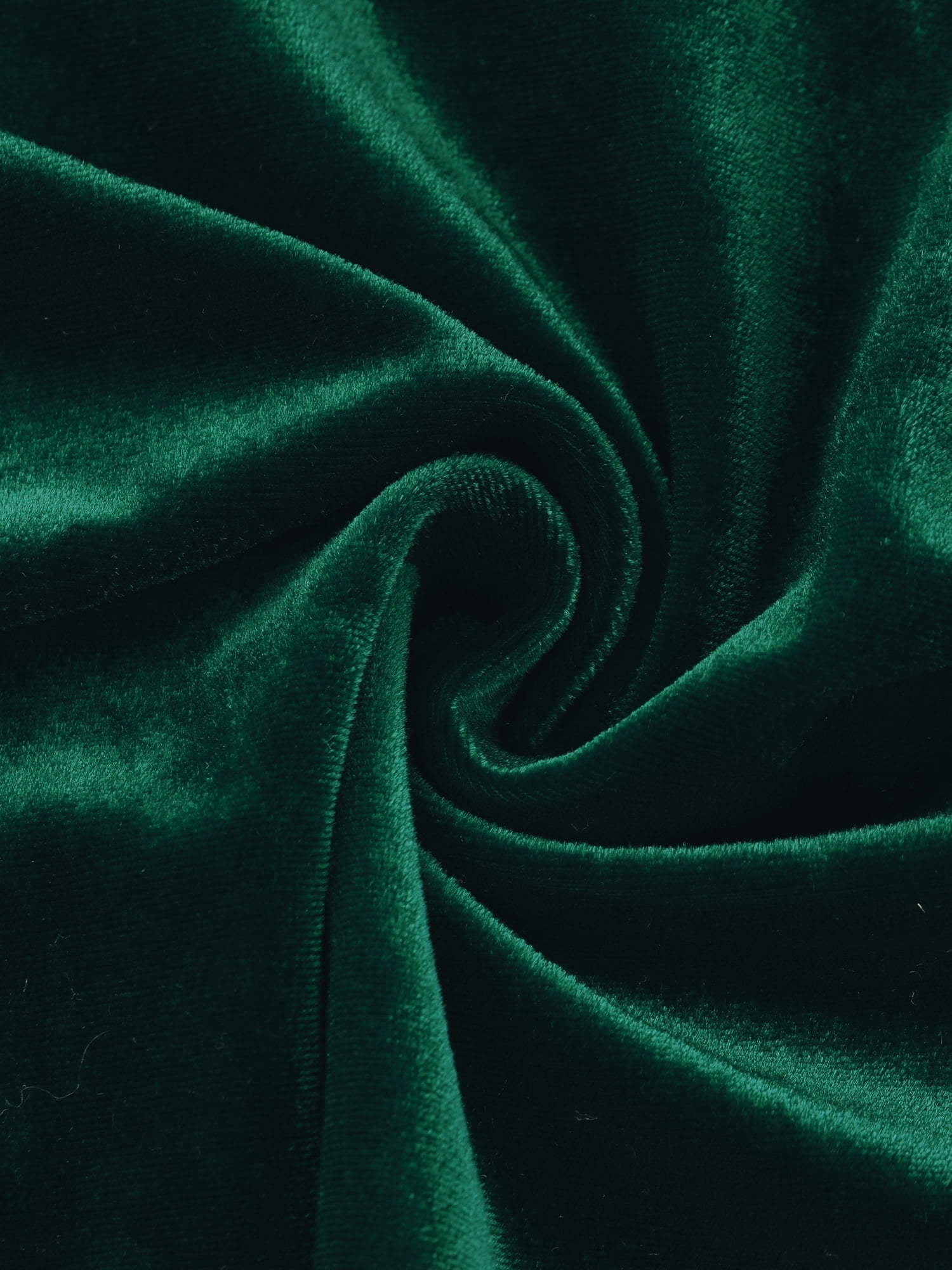 DARING DIVA Women's 3/4 Sleeve Velvet Shrug Open Front Bolero Cropped Cardigan Top XL Dark Green