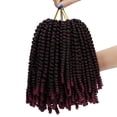 thumbnail image 5 of SHCKE Dreadlock Wigs 8" Pre-twisted Spring Twist Braids Synthetic Braiding Short Wigs Twist Braided Wigs for Women, 5 of 5