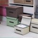 thumbnail image 3 of Caja de almacenamiento plegable Inteprter 2 uds Tela no tejida verde, 3 of 6