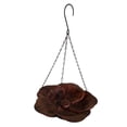 thumbnail image 1 of Comedero para pájaros colgante, decoración de jardín, baño para pájaros, comida resistente de gran capacidad para pájaros Bronce, 1 of 8