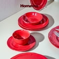 thumbnail image 5 of Homevss Stoneware Dinnerware Sets French Countryside Red 20-Pieces Service for 4, 5 of 6