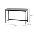 thumbnail image 5 of IRIS USA Modern Computer Desk for Home Office, 47.2 inch Long Black Office Desk, 5 of 5