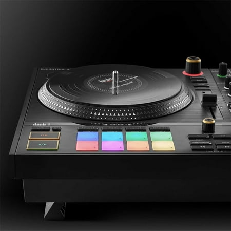 Hercules DJControl Inpulse T7 Premium Edition 2-Deck Motorized DJ Controller with Headphones and Bag Package