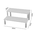 thumbnail image 3 of 1-3 Layers Acrylic Display Stand Perfume Figurine Transparent Storage Rack, 3 of 10