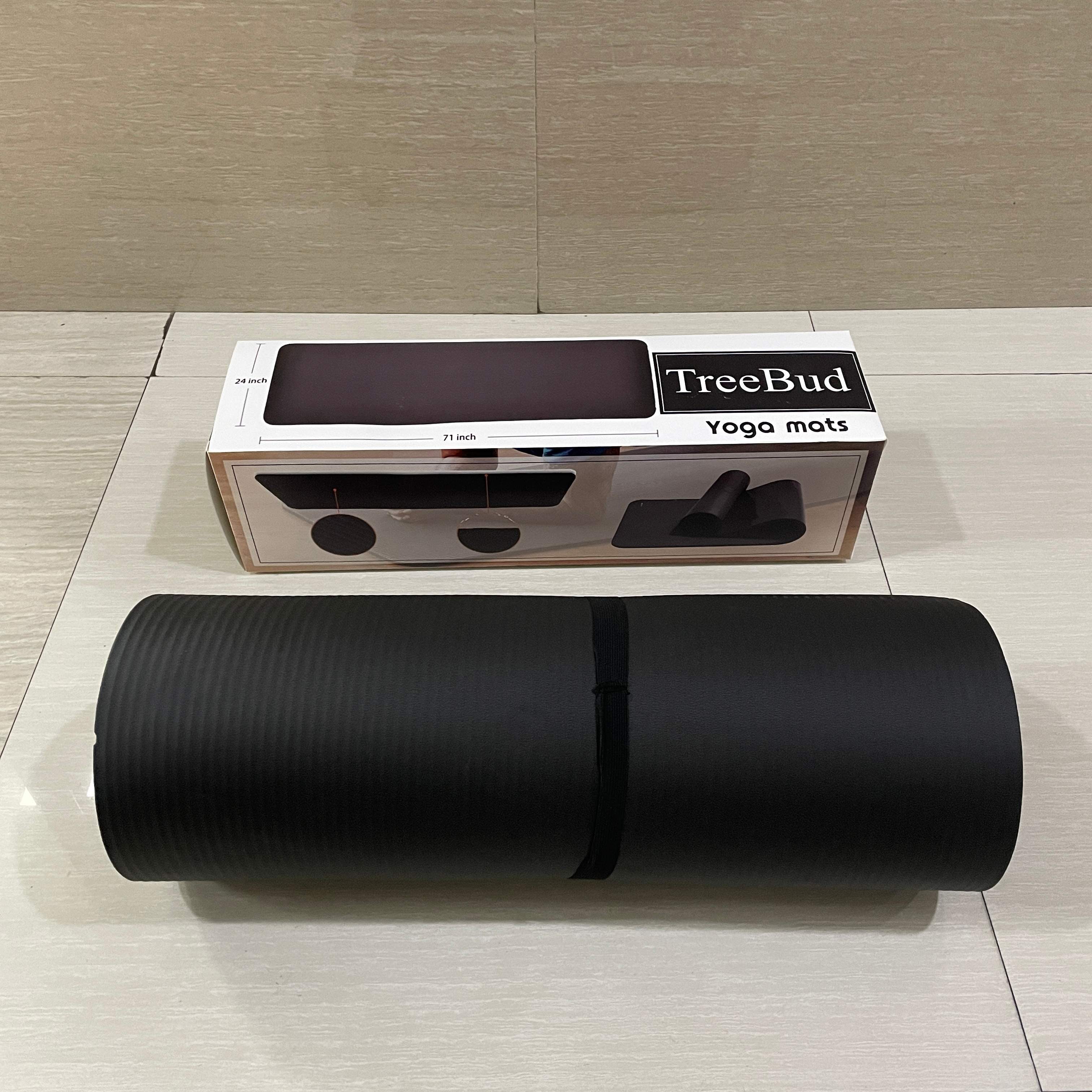 TreeBud Yoga mats,1/2 Inch Extra Thick Exercise Yoga Mat