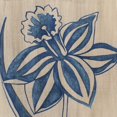 thumbnail image 3 of Zarris, Chariklia 15x15 Black Modern Framed Museum Art Print Titled - Indigo Daffodil, 3 of 5