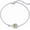 Aug.-Peridot, variant on 925 Sterling Silver Infinity Opal Bracelet for Women with October Birthstone, 6.7"+1.2" Chain