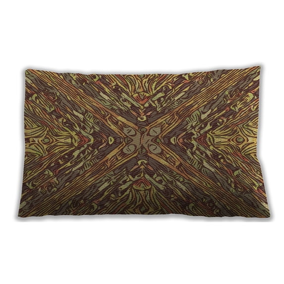 Ahgly Company Outdoor Rectangular Contemporary Lumbar Throw Pillow, 13 inch by 19 inch