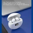 thumbnail image 5 of Wireless Earbuds Bluetooth 5.0 Touch Control Stereo Earphones in-Ear with LED Display, Waterproof Headphones with Built-in Mic Headset Portable USB-C Fast Charging Case for Home Office Travel,White, 5 of 8