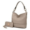 thumbnail image 2 of Magnolia Hobo 2 Pcs Handbag with Wallet by Mia K., 2 of 10
