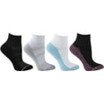 thumbnail image 4 of Women's Dr. Motion Everyday Compression Quarter Socks Color: Black Gray Size: N/A, 4 of 4