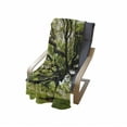 thumbnail image 4 of Nature Soft Flannel Fleece Throw Blanket, Largest Monkey Pod Tree in Thailand Eastern Green Big Branches Growth Eco Photo, Cozy Plush for Indoor and Outdoor Use, 50" x 70", Green Brown, by Ambesonne, 4 of 6