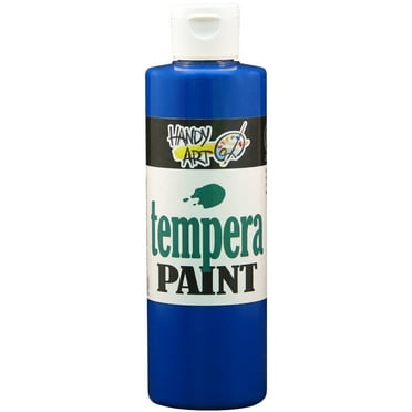 Handy Art Tempera Paint 8oz-Blue, Pk 6, Handy Art