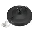 thumbnail image 2 of Ceiling Rose Hook Plate Ceiling Rose with Hook Chandelier Part Heavy Duty Lamp Base Hook Pendant Lamp Roof Sucking Disk Ceiling Hook Plate black, 2 of 7