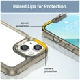 thumbnail image 3 of SaniMore for iPhone 14 Plus Lightweight Transparent Case, Rugged Clear PC Back & TPU Bumper [Not Yellowing Technology] Heavy Duty Full Body Protective Case for iPhone 14 Plus, Gray, 3 of 8