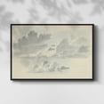 thumbnail image 2 of Vintage Landscape-CCCLXVIII By Wexford Home Framed in Black Wood Gallery Wrapped Canvas 27 in. x 41 in., 2 of 7