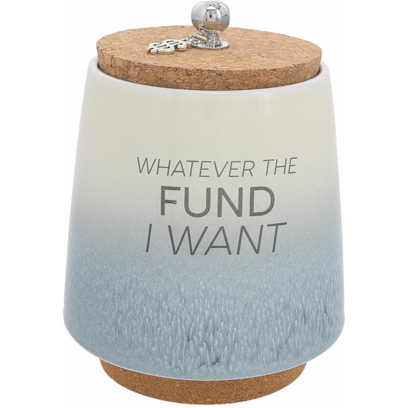 Pavilion Gift Company - Whatever I Want - 6.5" Ceramic Savings Bank
