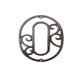 thumbnail image 1 of Numero 0 Exterior de Entrada en Hierro 10 cm, 1 of 2