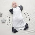 Wearable Blanket Sleepsack 100 Organic Cotton Swaddle Transition Sleeping Bag for Infants and