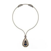 Qnjujn Portable Heated Neck Massager with 9 Modes & LCD Display, Mini Pendant Design for Shoulder Pain Relief, Hands-Free Use at Home/Office/Travel, Quiet & Rechargeable Gift