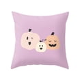thumbnail image 1 of Xihbxyly Funda de Almohada de Halloween, Estilo Acuarela, Terciopelo Color Melocotón, Cierre de Cremallera Oculto, Decoración para Sofá, Cojín Acogedor para Sala de Estar, Lavable a Mano, Tamaño 45 X, 1 of 2