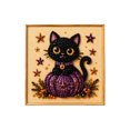 thumbnail image 2 of Halloween Pearl Diamond Art DIY Kit, 3D Diamond Painting Crafts Kit for Adults, Halloween Pearl Art Kit, DIY Fall Home HalloweenDecor Wall Art(N), 2 of 4