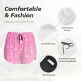 thumbnail image 4 of Rocae Breast CancerN Ribbons Awareness for Women's Athletic Shorts Quick Dry Workout Hiking Shorts With Pockets for Running, Yoga, Gym, Sports Medium, 4 of 9