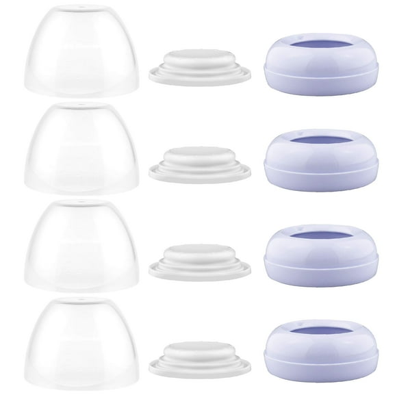Tapones de repuesto para biberones Maymom para Avent Natural, paquete de 4