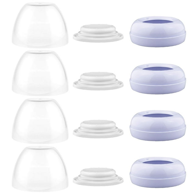 Tapones de repuesto para biberones Maymom para Avent Natural, paquete de 4