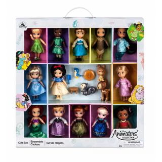 Brand New Disney Animators Collection 5 Mini  Doll:Ariel,Mulan,Belle,Rapunzel