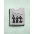 thumbnail image 3 of Black Cat Salem Witch Graphic - Women's Sweatshirt, 3 of 4