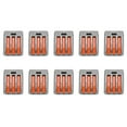 thumbnail image 2 of 10Pcs Terminal Block Spring Lever Cable Cage Clamp Wire Connectors, 2 of 8