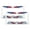 Pattern-224, variant on 2 Pieces American Flag Daisy Flower License Plate Frame USA Patriotic Independence Memorial Day Personalized License Plate Frame Aluminum Metal 2 Holes Fits All Car