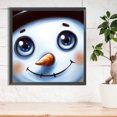 thumbnail image 3 of Pintura de diamante 5D DIY taladro redondo completo Kit de muñeco de nieve decoración del hogar arte artesanal Hugtrwg Para estrenar, 3 of 9
