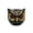 Black, variant on JIhuahe Creative Owl Statue Resin Whimsical Small Desktop Ornament Cute Desktop Ornament Home Decorations Animal Ornament for Living Room Shelf,White